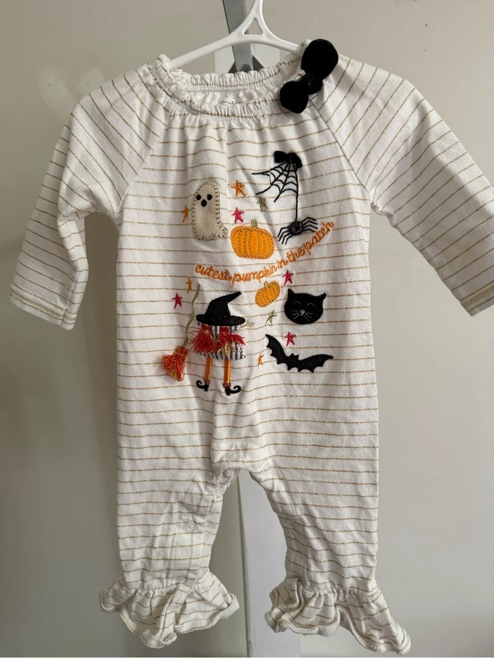 Mud Pie Halloween Romper
